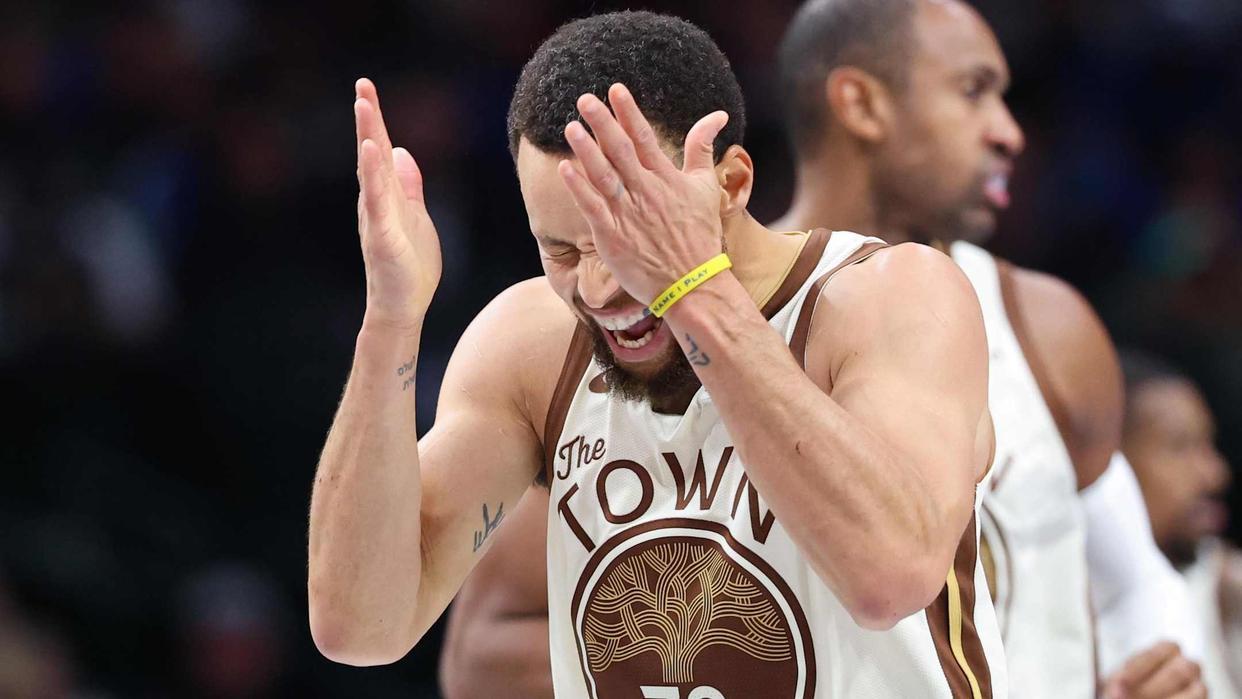 芒果体育奇异果体育-勇士不得不面对库里最新伤情传来的残酷现实：季后赛前景告急